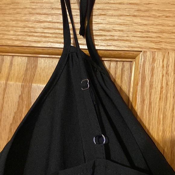 Shein black halter top and spaghetti strap dress - Picture 3 of 4